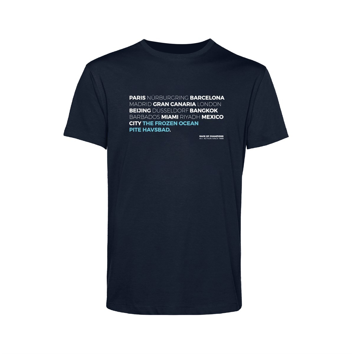T-shirt Cities Unisex Mörkmarinblå/Dark Navy Blue